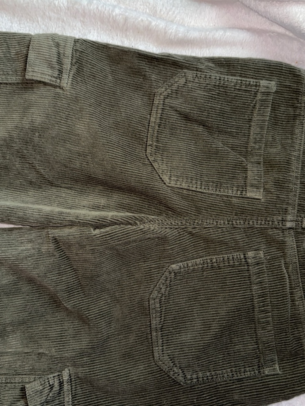 Men's Olive Corduroy Pants